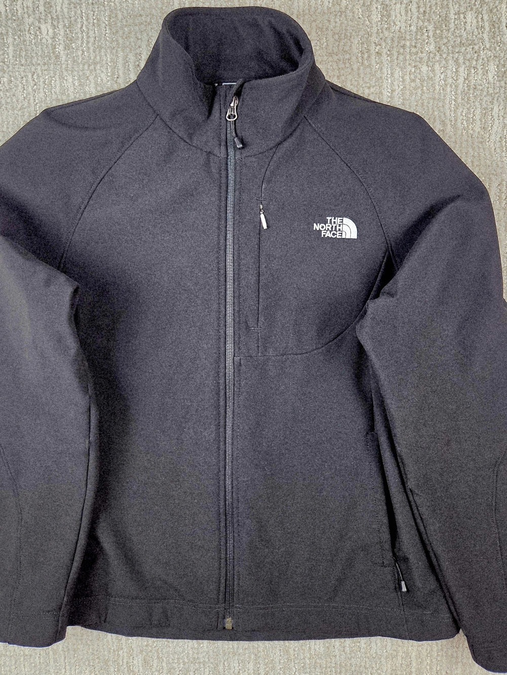 The North Face Women's Black Softshell Utility Jacket with Zip Pockets
